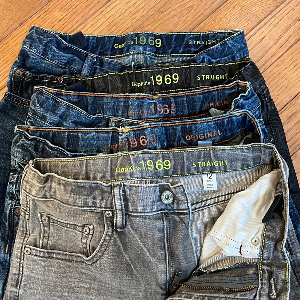 Lot of GAP boys jeans. Size 12.